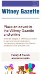 Mobile Screenshot of adbooker.witneygazette.co.uk